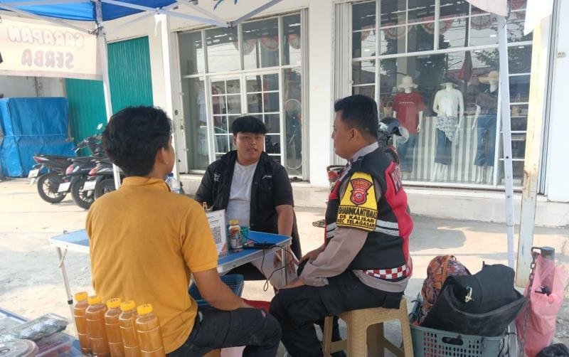 Upaya Pak Bhabinkamtibmas Polsek Telagasari Himbau Warga Tetap Waspada Ancaman TPPO