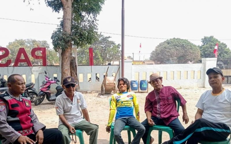 Cegah Penyebaran TPPO, Bhabinkamtibmas Polsek Telagasari Sebar Himbauan Kepada Masyarakat