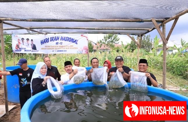 Bupati Bekasi Ade Kuswara Kunang Hadiri Hari Ikan Nasional Ke-12, Bupati Ajak Masyarakat Perkuat Gizi Melalui Konsumsi Ikan