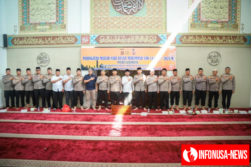 Polres Karawang Gelar Maulid Nabi Muhammad SAW