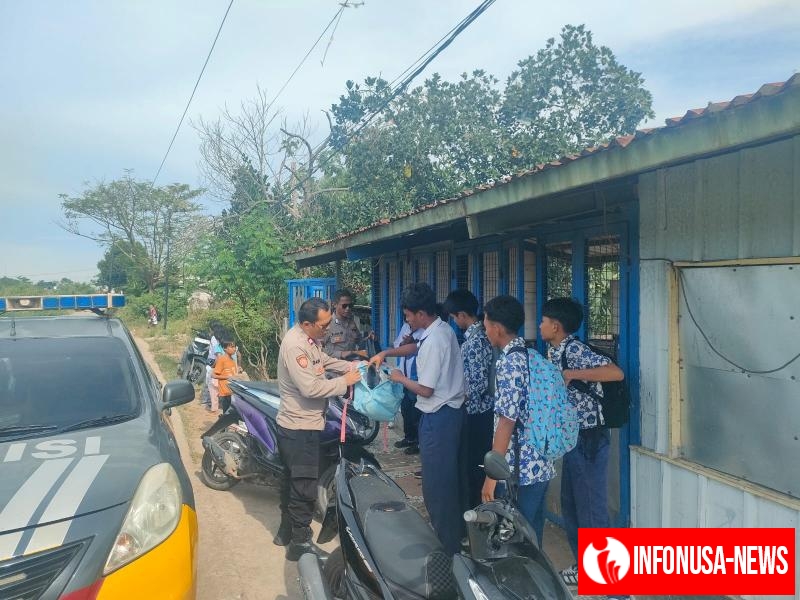 Cegah Tawuran Antar Pelajar Polsek Kotabaru Kontrol Tempat Nongkrong Pelajar Selepas Jam Belajar Usai