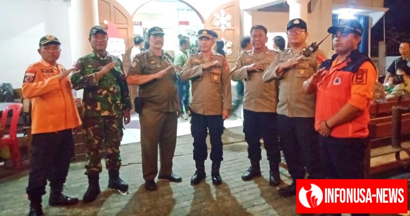 Polsek Rengasdengklok Berikan Pelayanan dan Pengamanan Ibadah Natal di Gereja Bhetel Indonesia (GBI)