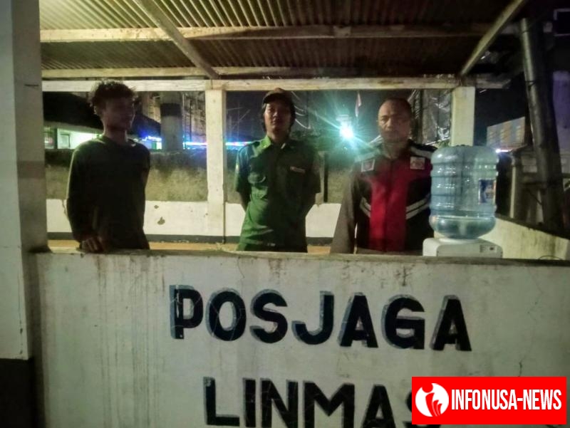 Aipda Naan Bhabinkamtibmas Polsek Telagasari Getol Bina Masyarakat Desa Lakukan Siskamling