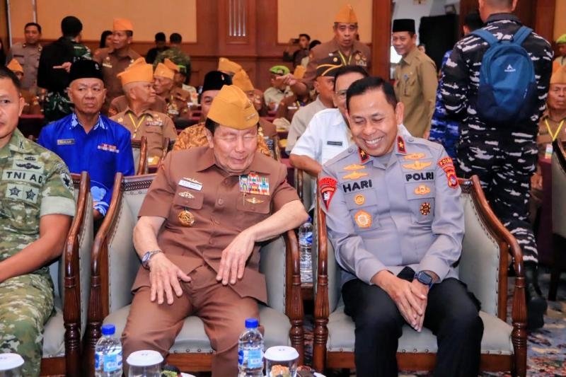Komitmen Jaga Semangat Kebangsaan, Wakapolda NTB Hadiri Musda VII LVRI NTB