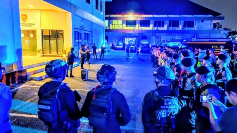 Karoops Pimpin Patroli Rinjani Presisi, Polda NTB Sisir Titik Rawan di Kota Mataram