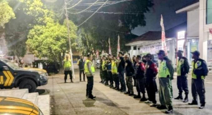 Apel Gabungan 3 Pilar Dalam Rangka Persiapan Patroli Skala Besar di Wilayah Hukum Polsek Klari