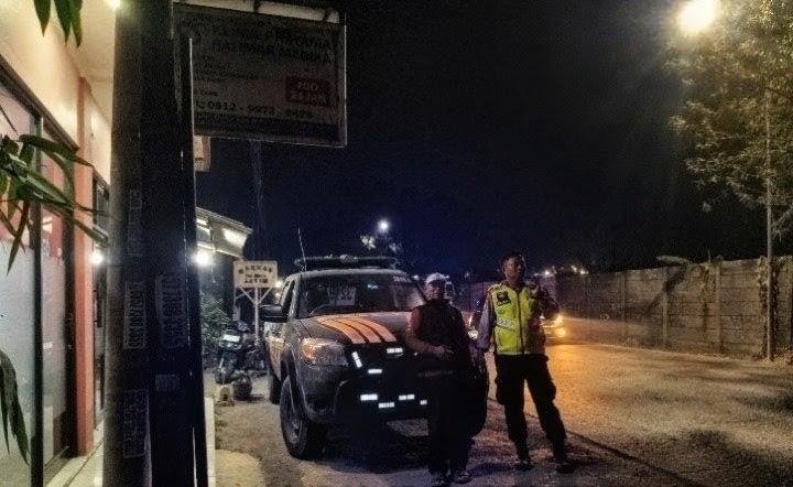 Polsek Klari Melaksanakan Patroli Antisipasi Gangguan Kamtibmas, Sasaran Jalan Raya Kosambi Curug