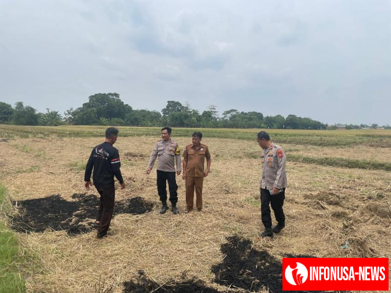 Kapolsek Kotabaru Cek Kesiapan Lahan yang Akan Ditanami Jagung Hibrida