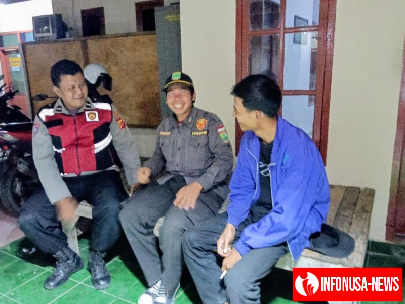 Bhabinkamtibmas Polsek Telagasari Aipda Dian Kembali Sebar Pesan Kamtibmas Kepada Masyarakat, Antisipasi TPPO