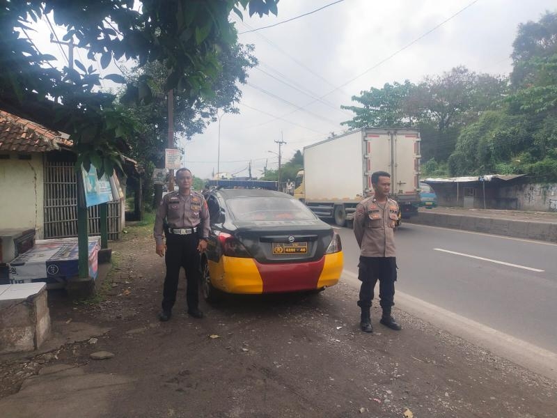 Patroli Polsek Kotabaru Pantau Jalur Rawan Guantibmas Siang Hari