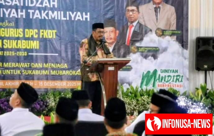 Dilantiknya FKDT, Bupati Asep Japar Minta Tingkatkan Prestasi & Terus Bersinergi dengan Pemkab Sukabumi