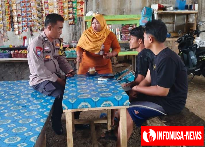 Bhabinkamtibmas Polsek Klari Ingatkan Orang Tua Awasi Pergaulan Anak
