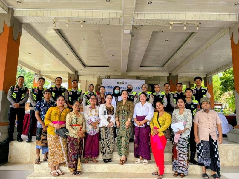 Polda NTB Gelar Bakti Kesehatan di IAHN Gede Puja, Ratusan Warga Antusias Ikuti Layanan Gratis