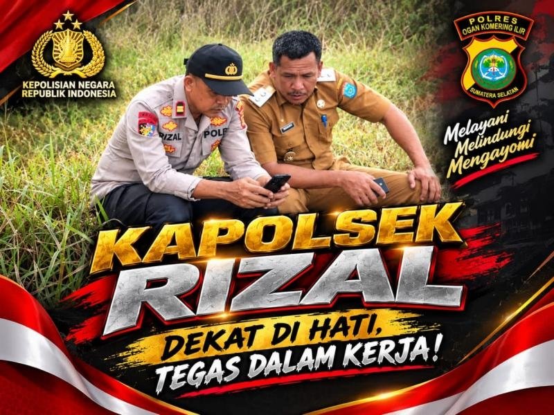 Kapolsek Teluk Gelam Muhammad Rizal, Hadirkan Kepemimpinan Humanis dan Dekat dengan Masyarakat