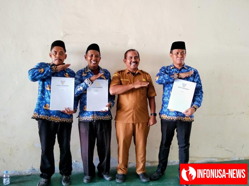 Tiga Tendik SMP Negeri 1 Rengasdengklok Resmi Dilantik PPPK Paruh Waktu, Bukti Pengabdian Panjang Berbuah Kepastian
