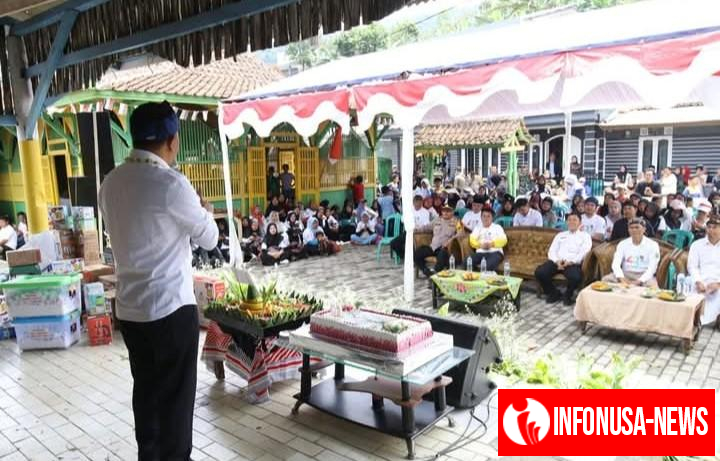 Wabup Sukabumi H. Andreas Hadiri Hari Jadi ke-43 Desa Girilaya, Wabup Ajak Perkuat Kepedulian Sosial & Layanan Masyarakat