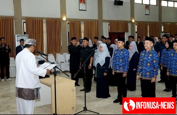 Bupati Asep Japar Lantik 48 Pejabat Fungsional, Bupati, Jaga Semangat Pengabdian, Integritas & Profesionalisme