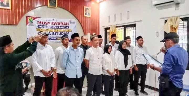Panitia Pilkades Situdam Dikukuhkan, Warga Bersiap Menyambut Pesta Demokrasi Desa