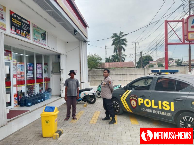 Patroli Polsek Kotabaru Sambangi Petugas Parkir Cegah Terjadinya Curanmor