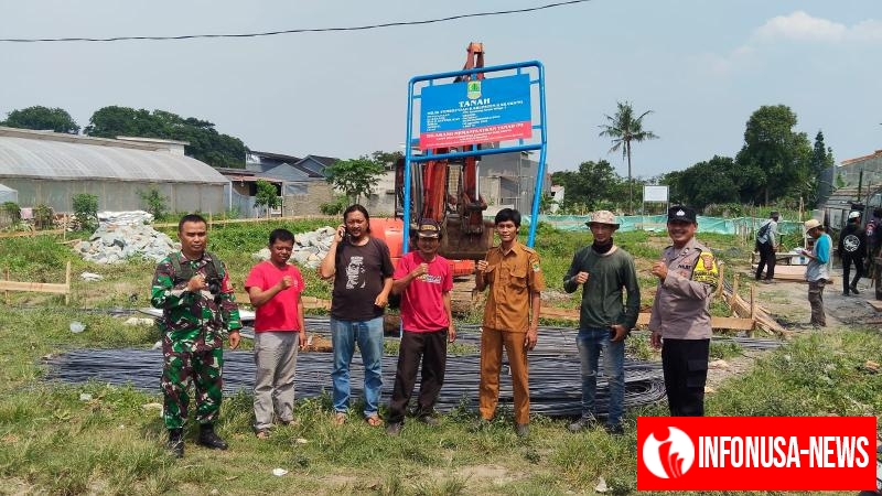 Sinergi Tiga Pilar: Bhabinkamtibmas dan Babinsa Karawang Kawal Ketat Pembangunan Gerai KDMP