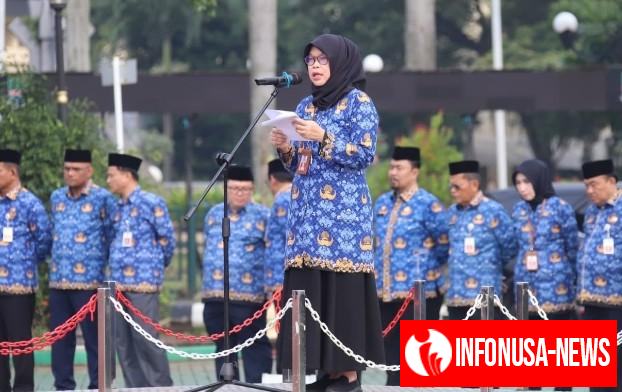 Pj Sekda Bekasi Ida Farida Pimpin Upacara Peringati Hari Korpri, Tegaskan ASN Harus Disiplin dan Responsif: Kita Pelayan, Bukan Dilayani