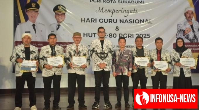 HGN, PGRI Kota Sukabumi Menggelar Resepsi Malam Anugerah Insan Pendidikan “Hebat”