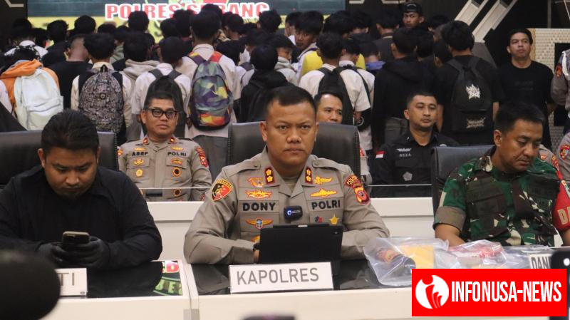 Polres Subang Amankan 129 Orang Diduga Anarko Saat Aksi Unjuk Rasa