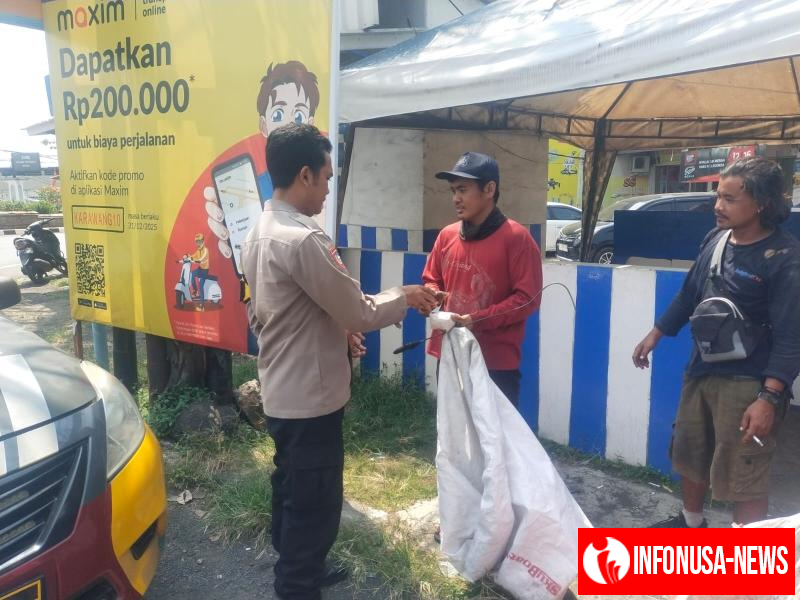 Bawas Polsek Kotabaru Pimpin Kegiatan Jum