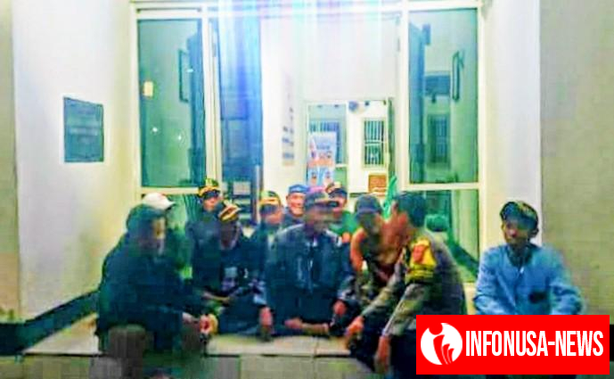Giat Ngawangkong, Polsek Rengasdengklok Ajak Petugas Ronda Malam Sama - Sama Jaga Kamtibmas