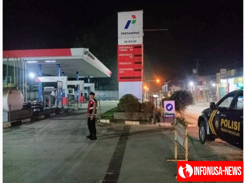 Polsek Pangkalan Laksanakan Patroli Perintis, Jaga Keamanan Obvit Pertamina Tetap Aman dan Kondusif