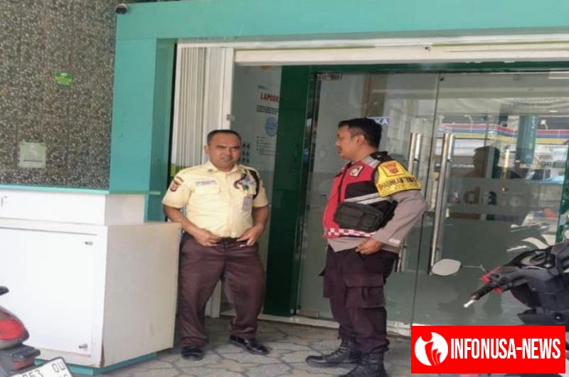 Kunjungi Kantor Pegadaian Gempol Patroli Prekat Polsek Banyusari di Siang Hari