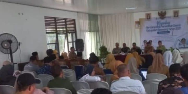 Sinergitas Lintas Sektoral, Kapolsek Jatisari Hadir di Kegiatan Musrenbang Tingkat Kecamatan