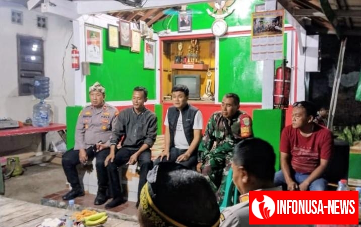 Kapolsek Klari Bersama Muspika Melaksanakan Monitoring Pos Kamling Di Wilayah Hukum Klari