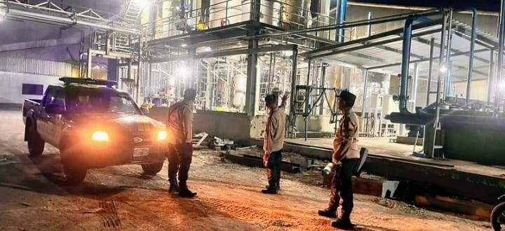 Polisi Jatisari Patroli Malam, Sambangi PT. ABB