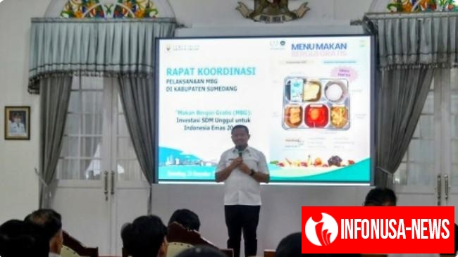 Dari Target 190, Sudah 114 Dapur MBG Beroperasi di Sumedang, Bupati Tegaskan Komitmen Pemkab Sukseskan Program MBG