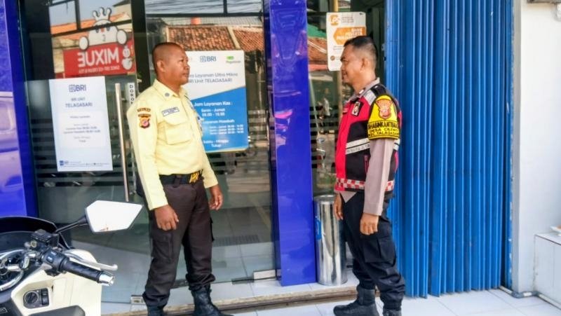 Polsek Telagasari Intensifkan Patroli Rutin ke Bank dan Objek Vital