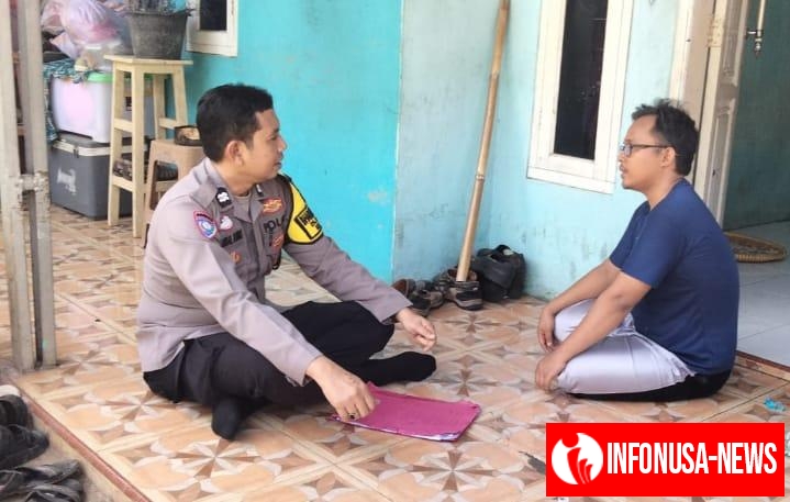 Bhabinkamtibmas Polsek Klari Kembali Ingatkan Warga Bahaya TPPO