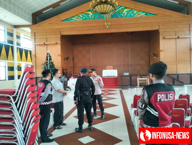 Polres Karawang Pastikan Keamanan Ibadah Natal, Pospam Dawuan Siaga Penuh dalam OPS Lilin Lodaya 2025