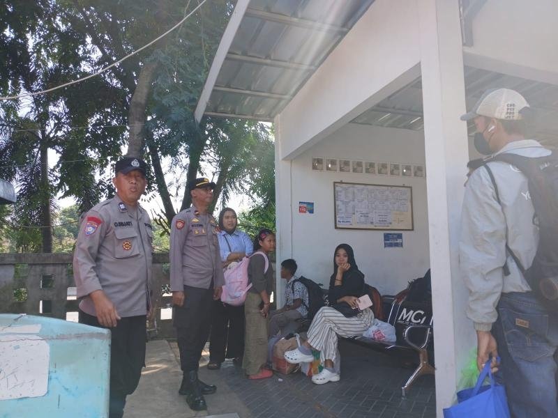 Pengamanan Ketat di Rest Area KM 62-B Karawang, Personel Gabungan Imbau Pemudik Waspada 3C