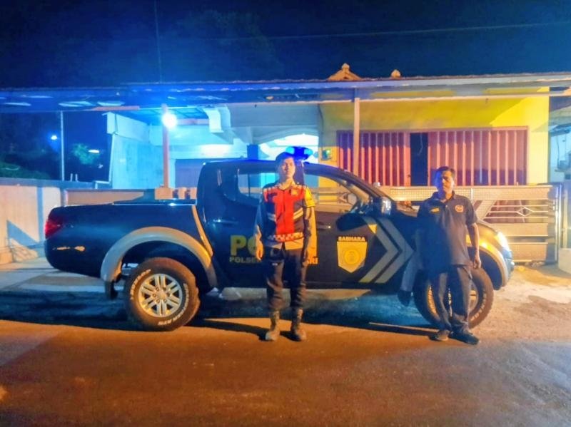 Polsek Telagasari Gencar Laksanakan Patroli Ke Wilayah Rawan Gukamtibmas Malam