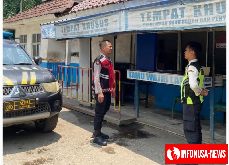 Polsek Pangkalan Laksanakan Patroli Siang, Ajak Security Jaga Kamtibmas di KPSS