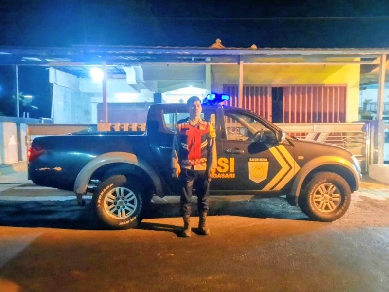 Gencar Susuri Wilayah Perbatasan, Polsek Telagasari Pastikan Lingkungan Bebas Gukamtibmas Malam