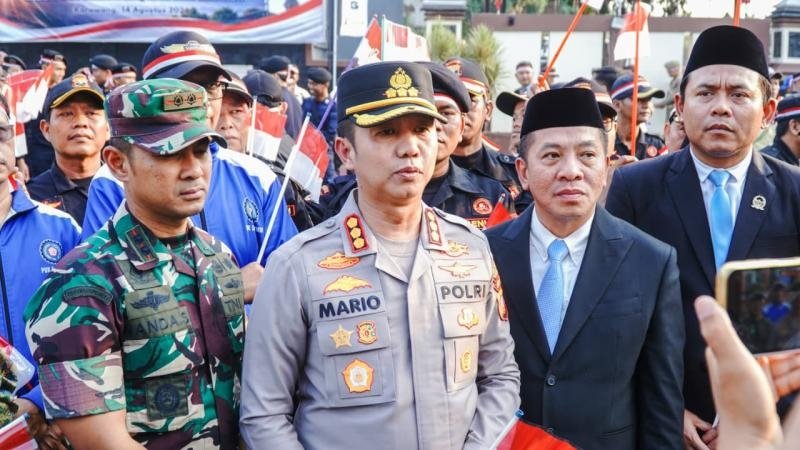 Polresta Karawang Gelar Apel Kebangsaan, "Jaga Rawat Jawa Barat untuk Indonesia"