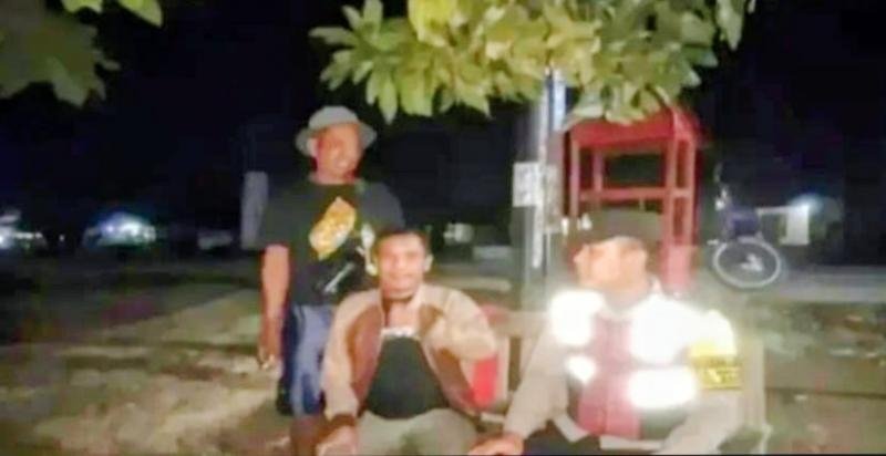 Upaya Bhabinkamtibmas Ikut Serta Dalam Giat Ronda Bersama Warga Binaan 
