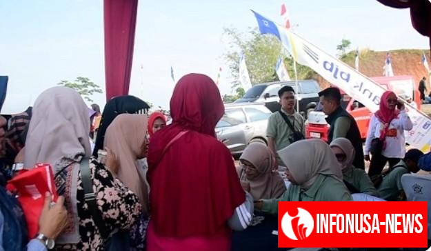 Gerakan Pangan Murah (GPM) di Festival Pesona Jatigede Sumedang Diserbu Antusias Warga