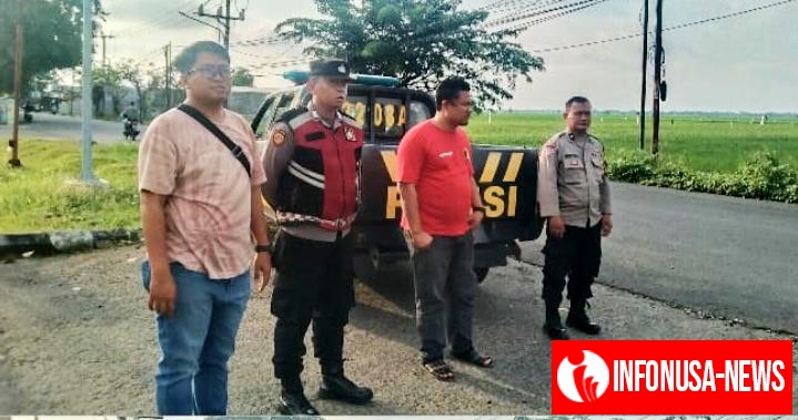 Cegah Tawuran Pelajar, Anggota Piket Gabungan Fungsi Polsek Rengasdengklok Gelar Patroli Sore Hari