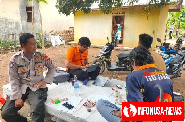 Bripka Sandi Anggota Polsek Pedes Mencegah Pencurian Dan Tingkatkan Patroli Sambangi Kelingkungan Masyarakat