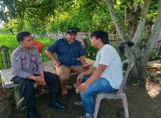 Sambang Anggota Polsek Pedes Ke Petani Pasca Idul Fitri