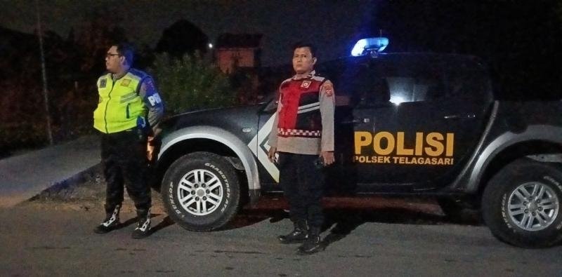 Laksanakan Jaga Perbatasan, Polsek Telagasari Lakukan KRYD Antisipasi Gukamtibmas Malam