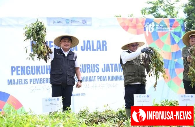 Bupati Kuningan H. Dian Rachmat Yanuar Sambut Menteri Dikdasmen, Tegaskan Pertanian Pilar Ekonomi Daerah